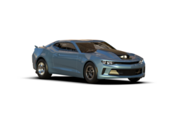 Realistic race car isolated on background. 3d rendering - illustration png