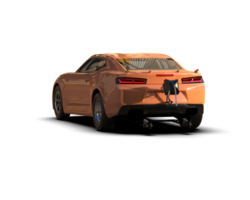 Realistic race car isolated on background. 3d rendering - illustration png