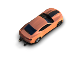 Realistic race car isolated on background. 3d rendering - illustration png