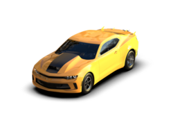 Realistic race car isolated on background. 3d rendering - illustration png