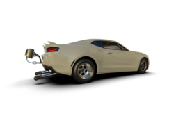 Realistic race car isolated on background. 3d rendering - illustration png