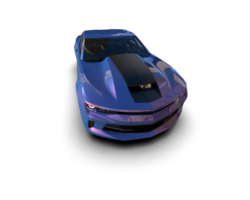 Realistic race car isolated on background. 3d rendering - illustration png