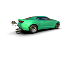 Realistic race car isolated on background. 3d rendering - illustration png