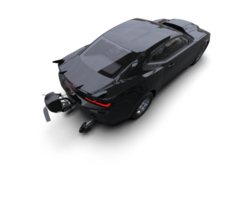 Realistic race car isolated on background. 3d rendering - illustration png