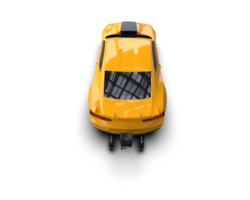 Realistic race car isolated on background. 3d rendering - illustration png