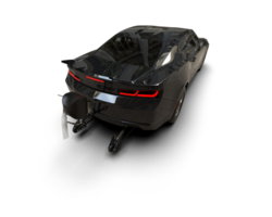 Realistic race car isolated on background. 3d rendering - illustration png