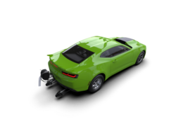 Realistic race car isolated on background. 3d rendering - illustration png