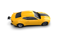 Realistic race car isolated on background. 3d rendering - illustration png