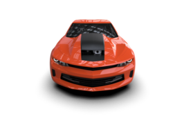 Realistic race car isolated on background. 3d rendering - illustration png