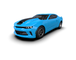 Realistic race car isolated on background. 3d rendering - illustration png