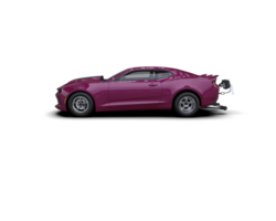 Realistic race car isolated on background. 3d rendering - illustration png