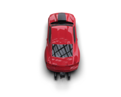 Realistic race car isolated on background. 3d rendering - illustration png