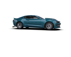 Realistic race car isolated on background. 3d rendering - illustration png