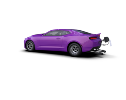 Realistic race car isolated on background. 3d rendering - illustration png