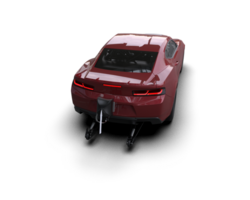 Realistic race car isolated on background. 3d rendering - illustration png