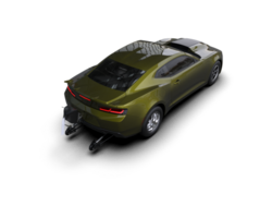 Realistic race car isolated on background. 3d rendering - illustration png