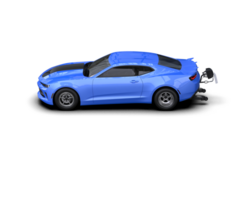 Realistic race car isolated on background. 3d rendering - illustration png