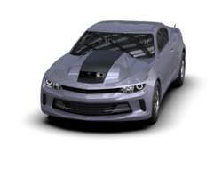 Realistic race car isolated on background. 3d rendering - illustration png