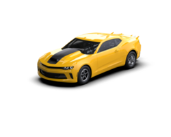 Realistic race car isolated on background. 3d rendering - illustration png