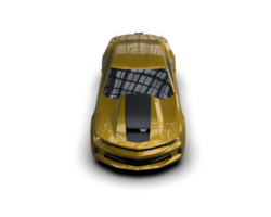Realistic race car isolated on background. 3d rendering - illustration png