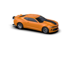 Realistic race car isolated on background. 3d rendering - illustration png