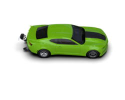 Realistic race car isolated on background. 3d rendering - illustration png