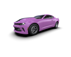 Realistic race car isolated on background. 3d rendering - illustration png