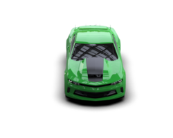 Realistic race car isolated on background. 3d rendering - illustration png