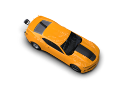 Realistic race car isolated on background. 3d rendering - illustration png