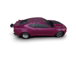 Realistic race car isolated on background. 3d rendering - illustration png