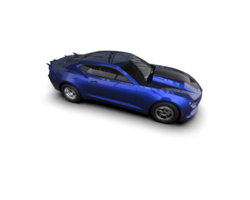 Realistic race car isolated on background. 3d rendering - illustration png