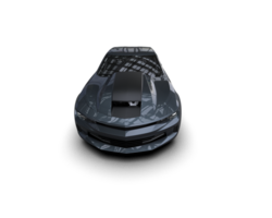 Realistic race car isolated on background. 3d rendering - illustration png