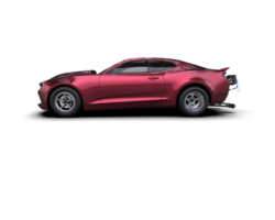 Realistic race car isolated on background. 3d rendering - illustration png