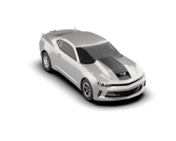 Realistic race car isolated on background. 3d rendering - illustration png
