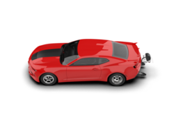 Realistic race car isolated on background. 3d rendering - illustration png