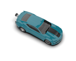 Realistic race car isolated on background. 3d rendering - illustration png