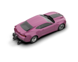 Realistic race car isolated on background. 3d rendering - illustration png