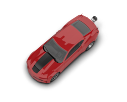 Realistic race car isolated on background. 3d rendering - illustration png