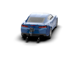 Realistic race car isolated on background. 3d rendering - illustration png