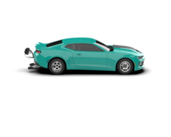 Realistic race car isolated on background. 3d rendering - illustration png