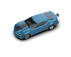 Realistic race car isolated on background. 3d rendering - illustration png