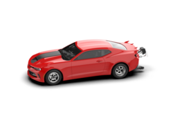 Realistic race car isolated on background. 3d rendering - illustration png