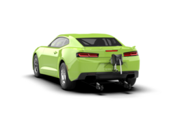 Realistic race car isolated on background. 3d rendering - illustration png