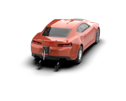 Realistic race car isolated on background. 3d rendering - illustration png