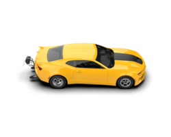 Realistic race car isolated on background. 3d rendering - illustration png