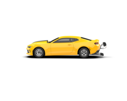 Realistic race car isolated on background. 3d rendering - illustration png