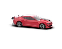 Realistic race car isolated on background. 3d rendering - illustration png