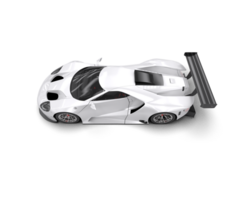 Realistic race car isolated on background. 3d rendering - illustration png