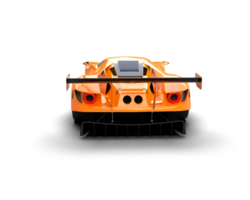 Realistic race car isolated on background. 3d rendering - illustration png