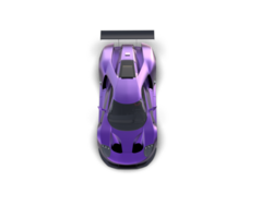 Realistic race car isolated on background. 3d rendering - illustration png